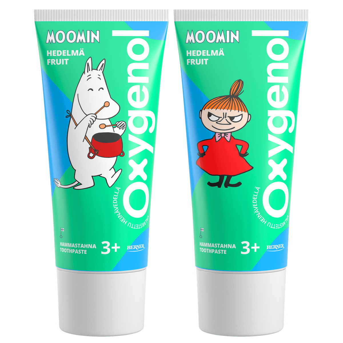 Oxygenol Moomin 50ml Hedelmä hammastahna 3+