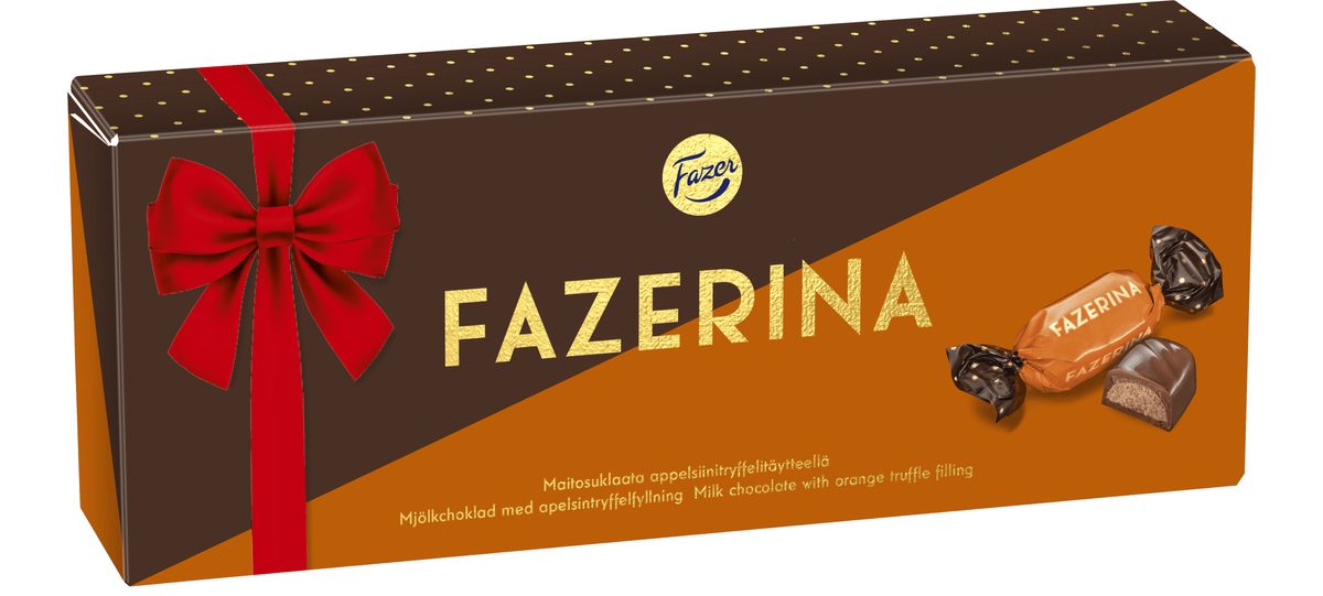 Fazer Fazerina orange truffle chocolate praline 295g