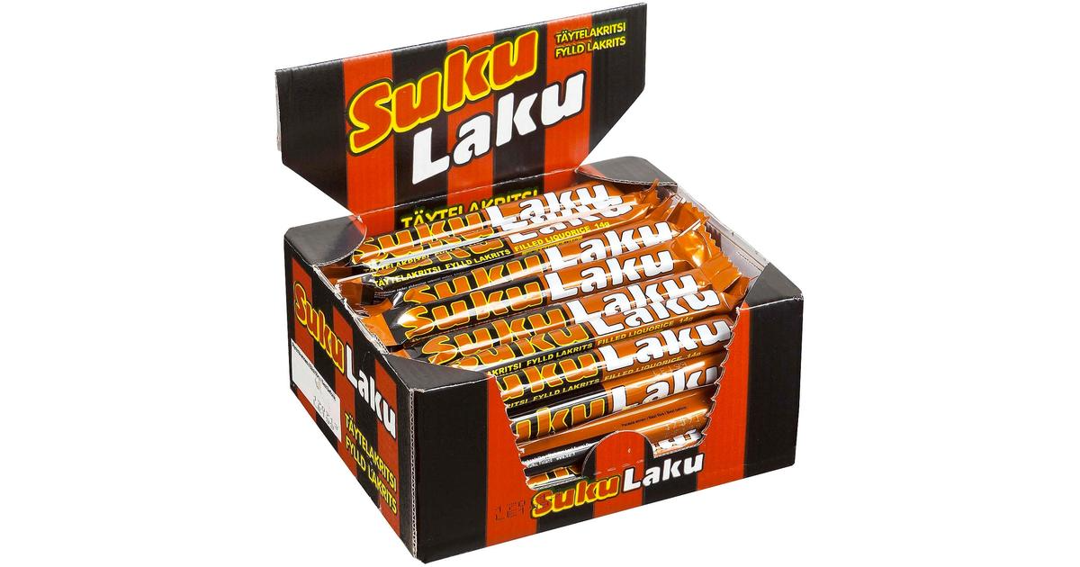 Cloetta Sukulaku lakritsipatukka 14g (Laatikko) 50kpl