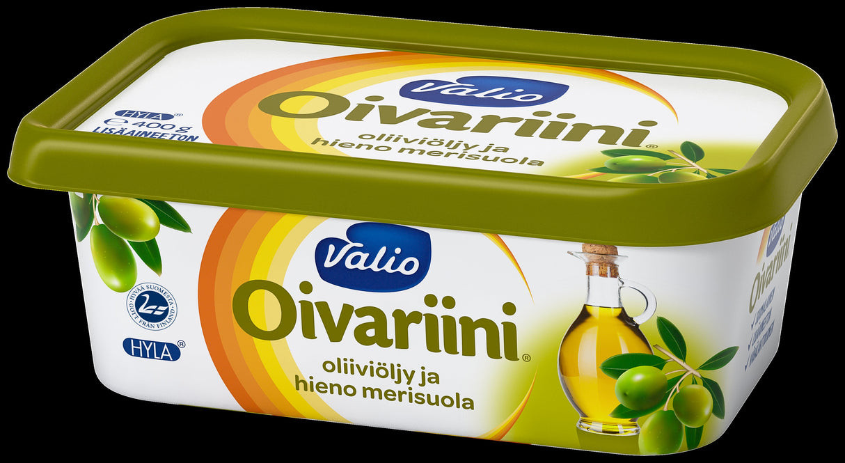 Valio Oivariini® 400 g oliiviöljy ja hieno merisuola HYLA®