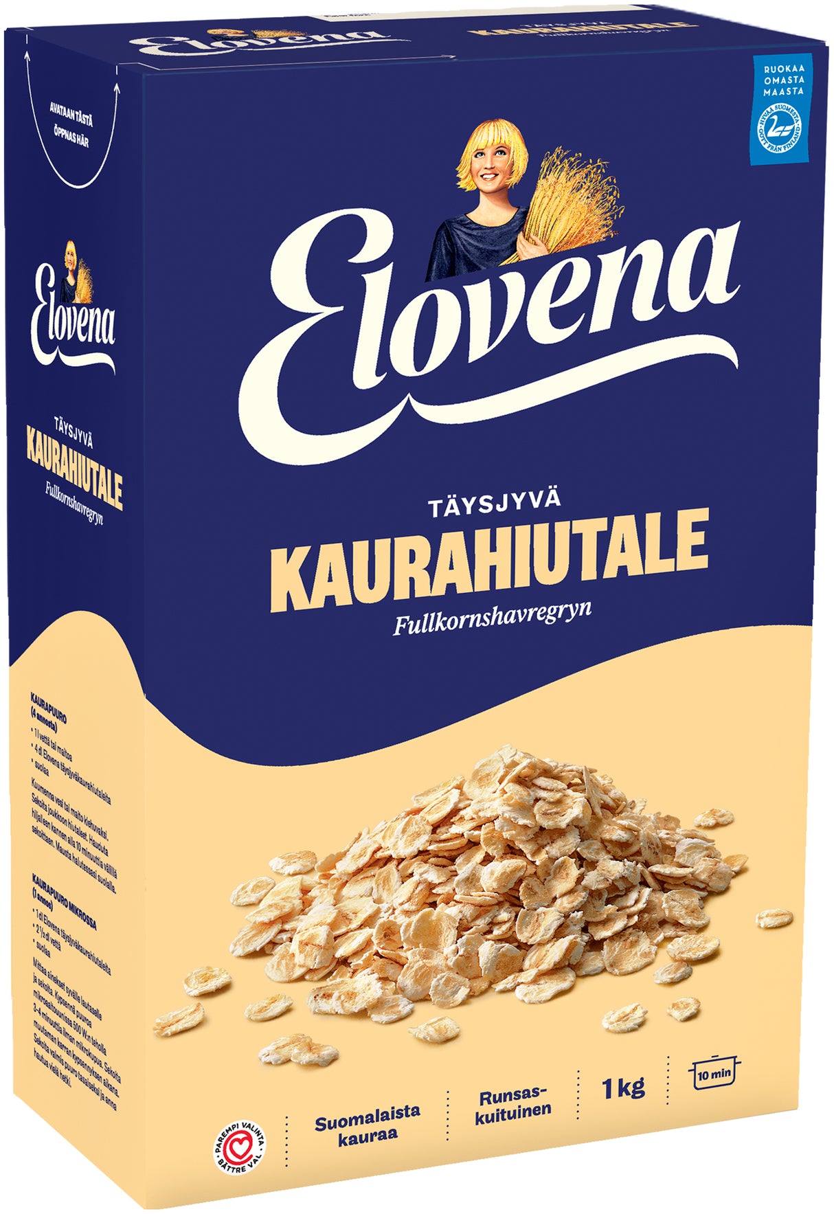 Elovena 1kg whole grain oatmeal