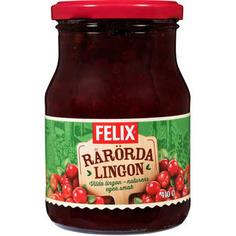 Felix Rårörda Lingon 410g